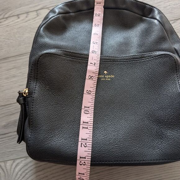 Kate Spade Larchmont Avenue Black Pebbled Leather Backpack - Picture 5 of 13